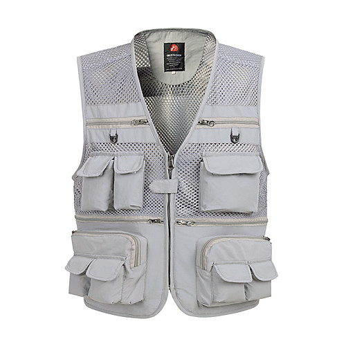 Men's Hiking Vest / Gilet Fishing Vest Outdoor Solid Color Multifunctional Lightweight Breathable Quick Dry Jacket Top Mesh Single Slider Hunting Fishing Hiking Army Green Khaki Ivory
Men's Hiking Vest / Gilet Fishing Vest Outdoor Solid Color Multifunctional Lightweight Breathable Quick Dry Jacket Top Mesh Single Slider Hunting Fishing Hiking Army Green Khaki Ivory