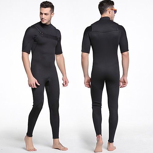 SBART Men's Full Wetsuit 3mm SCR Neoprene Diving Suit Short Sleeve Front Zip - Diving Water Sports Autumn / Fall Spring Summer / Winter / Micro-elastic / Athleisure
SBART Men's Full Wetsuit 3mm SCR Neoprene Diving Suit Short Sleeve Front Zip - Diving Water Sports Autumn / Fall Spring Summer / Winter / Micro-elastic / Athleisure