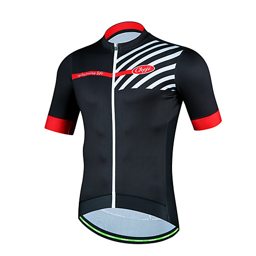 cheji Men's Short Sleeve Cycling Jersey Polyester Red Orange Blue Bike Jersey Top Mountain Bike MTB Road Bike Cycling Breathable Sports Clothing Apparel / High Elasticity
cheji Men's Short Sleeve Cycling Jersey Polyester Red Orange Blue Bike Jersey Top Mountain Bike MTB Road Bike Cycling Breathable Sports Clothing Apparel / High Elasticity