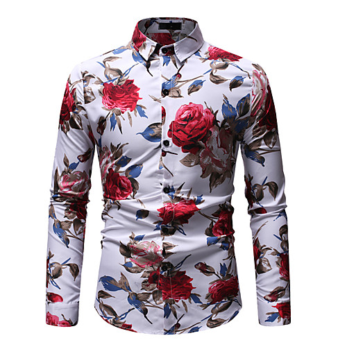 Men's Shirt Graphic Print Long Sleeve Going out Tops Streetwear Boho White Black
Men's Shirt Graphic Print Long Sleeve Going out Tops Streetwear Boho White Black