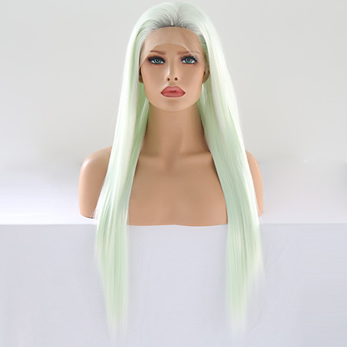 Synthetic Lace Front Wig Silky Straight Free Part Lace Front Wig Long Mint Green Synthetic Hair 24 inch Women's Adjustable Heat Resistant Women Green
Synthetic Lace Front Wig Silky Straight Free Part Lace Front Wig Long Mint Green Synthetic Hair 24 inch Women's Adjustable Heat Resistant Women Green