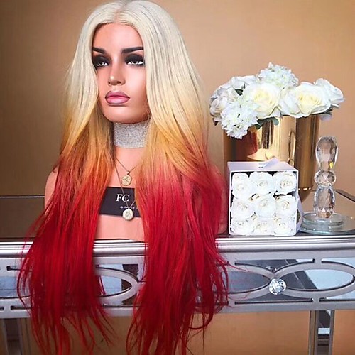 Synthetic Lace Front Wig Wavy Middle Part Lace Front Wig Long Light Blonde Synthetic Hair 24 inch Women's Party Synthetic Easy dressing Black Purple
Synthetic Lace Front Wig Wavy Middle Part Lace Front Wig Long Light Blonde Synthetic Hair 24 inch Women's Party Synthetic Easy dressing Black Purple