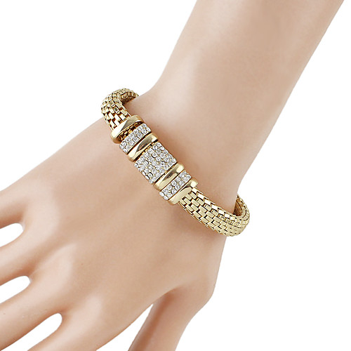 Women's Chain Bracelet Thick Chain Baht Chain Trendy Fashion Rhinestone Bracelet Jewelry Gold For Daily Date
Women's Chain Bracelet Thick Chain Baht Chain Trendy Fashion Rhinestone Bracelet Jewelry Gold For Daily Date