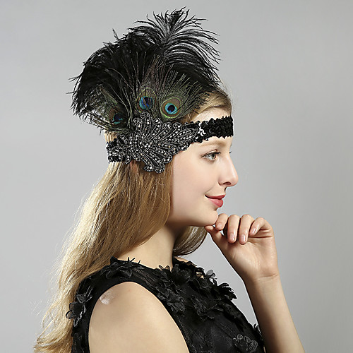 The Great Gatsby Charleston 1920s The Great Gatsby Flapper Headband Women's Costume Head Jewelry White Vintage Cosplay Party Prom Festival / Headwear / Headwear
The Great Gatsby Charleston 1920s The Great Gatsby Flapper Headband Women's Costume Head Jewelry White Vintage Cosplay Party Prom Festival / Headwear / Headwear