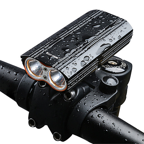Bike Light Front Bike Light Headlight Mountain Bike MTB Bicycle Cycling Waterproof Super Brightest Safety Portable Rechargeable Battery 18650 2000 lm 18650 lithium battery White Camping / Hiking
Bike Light Front Bike Light Headlight Mountain Bike MTB Bicycle Cycling Waterproof Super Brightest Safety Portable Rechargeable Battery 18650 2000 lm 18650 lithium battery White Camping / Hiking