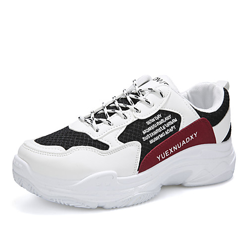 Men's Spring & Summer / Fall & Winter Casual Daily Outdoor Trainers / Athletic Shoes Walking Shoes Canvas / PU Breathable Waterproof Non-slipping Black and White / Black / Red
Men's Spring & Summer / Fall & Winter Casual Daily Outdoor Trainers / Athletic Shoes Walking Shoes Canvas / PU Breathable Waterproof Non-slipping Black and White / Black / Red