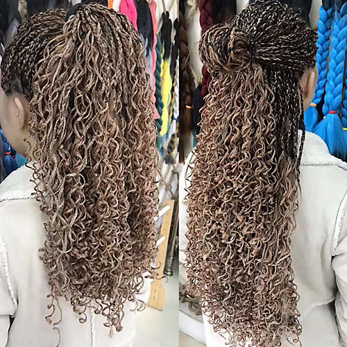 Faux Locs Dreadlocks Deep Wave Box Braids Black Gray Synthetic Hair 18 inch Braiding Hair 6-Pack
Faux Locs Dreadlocks Deep Wave Box Braids Black Gray Synthetic Hair 18 inch Braiding Hair 6-Pack