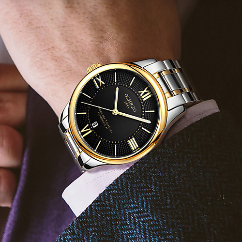 Men's Dress Watch Analog Quartz Luxury Water Resistant / Waterproof Calendar / date / day Creative / Two Years / Stainless Steel / Stainless Steel
Men's Dress Watch Analog Quartz Luxury Water Resistant / Waterproof Calendar / date / day Creative / Two Years / Stainless Steel / Stainless Steel