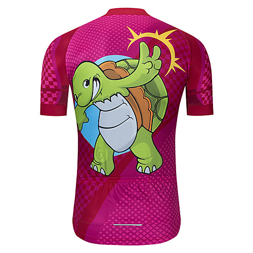 Men's Short Sleeve Cycling Jersey Pink Cartoon Bike Jersey Top Mountain Bike MTB Road Bike Cycling Quick Dry Sports Clothing Apparel / Micro-elastic
Men's Short Sleeve Cycling Jersey Pink Cartoon Bike Jersey Top Mountain Bike MTB Road Bike Cycling Quick Dry Sports Clothing Apparel / Micro-elastic