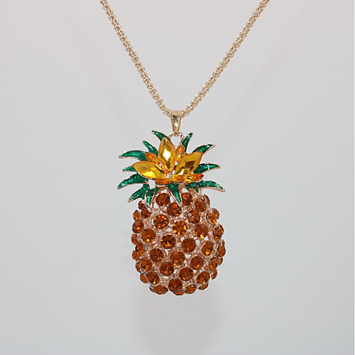 Men's Women's Pendant Necklace Statement Necklace Necklace Classic Fruit Statement Unique Design Trendy Oversized Chrome Rose Gold Plated Orange 70 cm Necklace Jewelry 1pc For Carnival Club Birthday
Men's Women's Pendant Necklace Statement Necklace Necklace Classic Fruit Statement Unique Design Trendy Oversized Chrome Rose Gold Plated Orange 70 cm Necklace Jewelry 1pc For Carnival Club Birthday