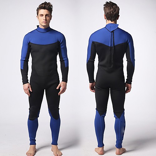 Men's Full Wetsuit 3mm SCR Neoprene Diving Suit Windproof Anatomic Design Stretchy Long Sleeve Back Zip Solid Colored Autumn / Fall Spring Summer / Winter
Men's Full Wetsuit 3mm SCR Neoprene Diving Suit Windproof Anatomic Design Stretchy Long Sleeve Back Zip Solid Colored Autumn / Fall Spring Summer / Winter