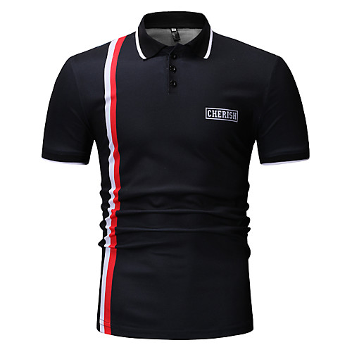 Men's Polo Street chic Daily Shirt Collar White / Black / Navy Blue / Spring / Summer / Short Sleeve
Men's Polo Street chic Daily Shirt Collar White / Black / Navy Blue / Spring / Summer / Short Sleeve