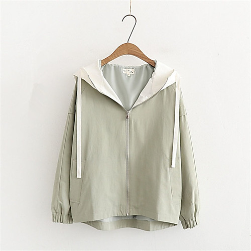 Women's Long Sleeve Windbreaker Patchwork Outerwear Hoodie Top Lightweight Windproof UV Resistant Running Sportswear Solid Colored Pink Green Activewear Inelastic / Quick Dry / Breathable / Quick Dry
Women's Long Sleeve Windbreaker Patchwork Outerwear Hoodie Top Lightweight Windproof UV Resistant Running Sportswear Solid Colored Pink Green Activewear Inelastic / Quick Dry / Breathable / Quick Dry