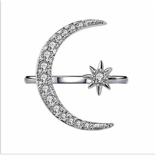 Women's Open Ring Cubic Zirconia 1pc Gold White Gold Plated Geometric Fashion Wedding Party Jewelry Classic Crescent Moon Lovely
Women's Open Ring Cubic Zirconia 1pc Gold White Gold Plated Geometric Fashion Wedding Party Jewelry Classic Crescent Moon Lovely