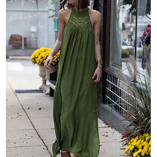 Women's Maxi Red Green Dress Holiday Beach Tunic Abaya Halter Neck Lace Chiffon S M
Women's Maxi Red Green Dress Holiday Beach Tunic Abaya Halter Neck Lace Chiffon S M
