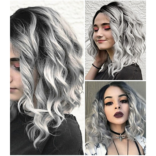 Synthetic Wig Loose Curl Middle Part Wig Long Grey Synthetic Hair 10 inch Women's Women Gray
Synthetic Wig Loose Curl Middle Part Wig Long Grey Synthetic Hair 10 inch Women's Women Gray