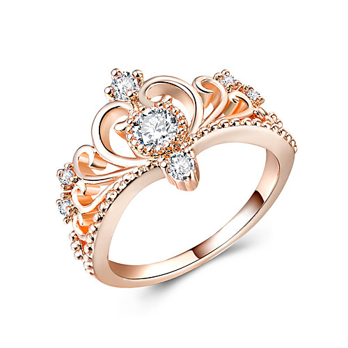 Women's Statement Ring Ring Princess Crown Ring Cubic Zirconia 1pc Rose Gold Copper Rose Gold Plated Geometric Statement Luxury European Party Gift Jewelry Hollow Out Crown Cool
Women's Statement Ring Ring Princess Crown Ring Cubic Zirconia 1pc Rose Gold Copper Rose Gold Plated Geometric Statement Luxury European Party Gift Jewelry Hollow Out Crown Cool