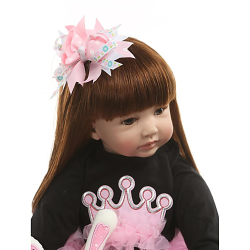 NPKCOLLECTION 24 inch NPK DOLL Reborn Doll Baby Girl Reborn Toddler Doll lifelike Gift Cute Soft Hand Made with Clothes and Accessories for Girls' Birthday and Festival Gifts / Vinyl / Child Safe
NPKCOLLECTION 24 inch NPK DOLL Reborn Doll Baby Girl Reborn Toddler Doll lifelike Gift Cute Soft Hand Made with Clothes and Accessories for Girls' Birthday and Festival Gifts / Vinyl / Child Safe