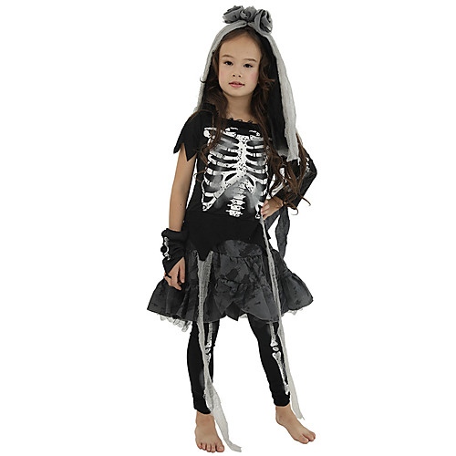 Skeleton / Skull Cosplay Costume Kid's Boys' Dresses Vacation Dress Halloween Halloween Carnival Masquerade Festival / Holiday Terylene Polyster Black Easy Carnival Costumes Cool Skulls / Sleeves
Skeleton / Skull Cosplay Costume Kid's Boys' Dresses Vacation Dress Halloween Halloween Carnival Masquerade Festival / Holiday Terylene Polyster Black Easy Carnival Costumes Cool Skulls / Sleeves