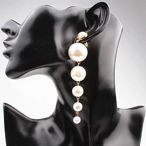 Women's Drop Earrings Hanging Earrings Beads Dangling Vintage Elegant Imitation Pearl Earrings Jewelry Gold For Party Ceremony Work 1 Pair
Women's Drop Earrings Hanging Earrings Beads Dangling Vintage Elegant Imitation Pearl Earrings Jewelry Gold For Party Ceremony Work 1 Pair