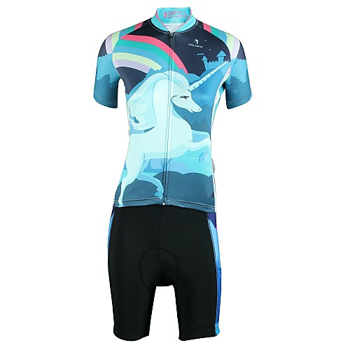 ILPALADINO Women's Short Sleeve Cycling Jersey with Shorts Blue Bike Jersey Padded Shorts / Chamois Clothing Suit Breathable Moisture Wicking Sports Lycra Fashion Clothing Apparel
ILPALADINO Women's Short Sleeve Cycling Jersey with Shorts Blue Bike Jersey Padded Shorts / Chamois Clothing Suit Breathable Moisture Wicking Sports Lycra Fashion Clothing Apparel