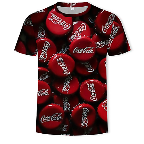 Men's 3D Graphic Print T-shirt Basic Street chic Casual / Daily Plus Size Round Neck Rainbow / Short Sleeve
Men's 3D Graphic Print T-shirt Basic Street chic Casual / Daily Plus Size Round Neck Rainbow / Short Sleeve