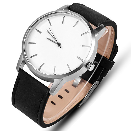 Men's Sport Watch Dress Watch Wrist Watch Quartz Leather Black / Brown Casual Watch Analog Casual Minimalist Simple watch - Black Brown Black / White One Year Battery Life
Men's Sport Watch Dress Watch Wrist Watch Quartz Leather Black / Brown Casual Watch Analog Casual Minimalist Simple watch - Black Brown Black / White One Year Battery Life