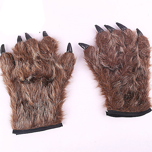 Werewolf Cosplay Costume Gloves Adults' Men's Halloween Halloween Masquerade Festival / Holiday Leather Polyster Brown Men's Women's Easy Carnival Costumes Patchwork
Werewolf Cosplay Costume Gloves Adults' Men's Halloween Halloween Masquerade Festival / Holiday Leather Polyster Brown Men's Women's Easy Carnival Costumes Patchwork