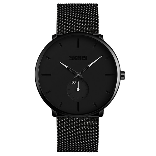 SKMEI Men's Dress Watch Wrist Watch Analog Quartz Minimalist Water Resistant / Waterproof Creative Casual Watch / One Year / Stainless Steel
SKMEI Men's Dress Watch Wrist Watch Analog Quartz Minimalist Water Resistant / Waterproof Creative Casual Watch / One Year / Stainless Steel