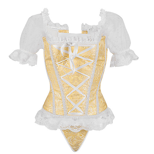 Women's Lace Up Overbust Corset / Corset Dresses - Solid Colored / Vintage, Lace / Vintage Style White Black Blue S M L
Women's Lace Up Overbust Corset / Corset Dresses - Solid Colored / Vintage, Lace / Vintage Style White Black Blue S M L