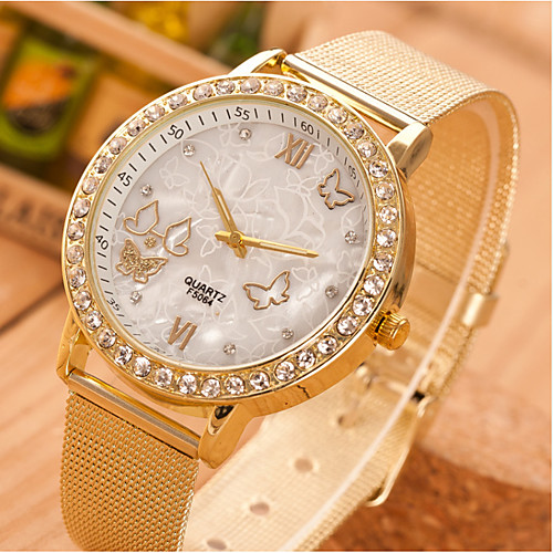Women's Quartz Watches Analog Quartz Butterly Style Rhinestone Casual Watch / One Year / Stainless Steel
Women's Quartz Watches Analog Quartz Butterly Style Rhinestone Casual Watch / One Year / Stainless Steel
