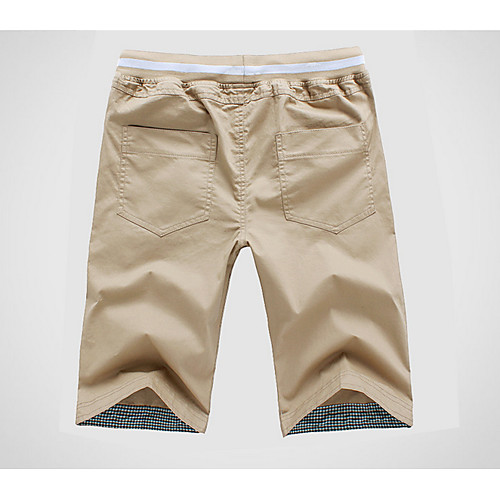 Men's Basic Shorts Pants Solid Colored Knee Length Drawstring White Black Khaki
Men's Basic Shorts Pants Solid Colored Knee Length Drawstring White Black Khaki