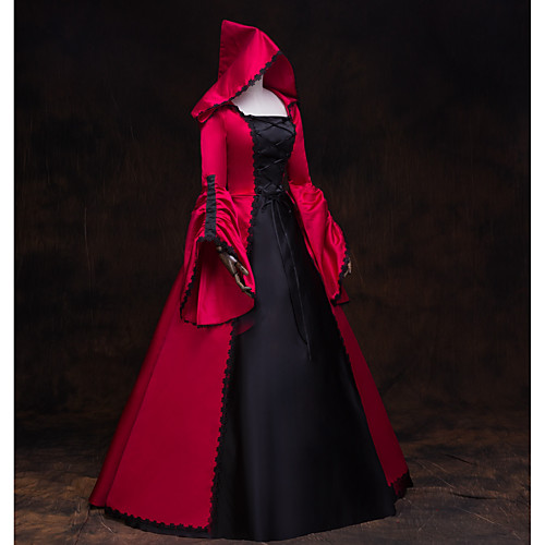 Fairytale Renaissance Vacation Dress Dress Outfits Party Costume Masquerade Women's Costume Red / black Vintage Cosplay 3/4 Length Sleeve
Fairytale Renaissance Vacation Dress Dress Outfits Party Costume Masquerade Women's Costume Red / black Vintage Cosplay 3/4 Length Sleeve