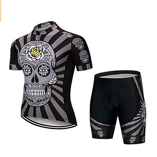 Malciklo Men's Short Sleeve Cycling Jersey with Shorts Black Bike Clothing Suit Breathable Sports Polyester Solid Colored Mountain Bike MTB Road Bike Cycling Clothing Apparel / Micro-elastic
Malciklo Men's Short Sleeve Cycling Jersey with Shorts Black Bike Clothing Suit Breathable Sports Polyester Solid Colored Mountain Bike MTB Road Bike Cycling Clothing Apparel / Micro-elastic