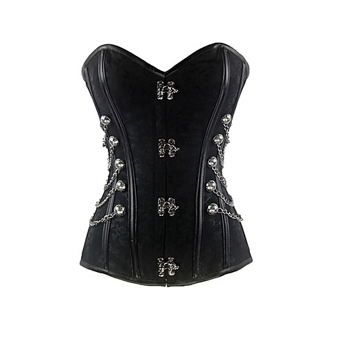 Women's Lace Up Overbust Corset - Solid Colored, Modern Style / Basic Black S M L
Women's Lace Up Overbust Corset - Solid Colored, Modern Style / Basic Black S M L