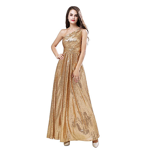 A-Line Sparkle Elegant Party Wear Prom Dress One Shoulder Sleeveless Floor Length Sequined with Pleats Ruched Sequin 2021
A-Line Sparkle Elegant Party Wear Prom Dress One Shoulder Sleeveless Floor Length Sequined with Pleats Ruched Sequin 2021