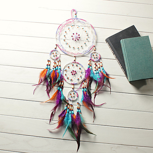 Boho Dream Catcher Handmade Gift Wall Hanging Decor Art Ornament Craft Feather Bead 5013cm for Kids Bedroom Wedding Festival
Boho Dream Catcher Handmade Gift Wall Hanging Decor Art Ornament Craft Feather Bead 5013cm for Kids Bedroom Wedding Festival
