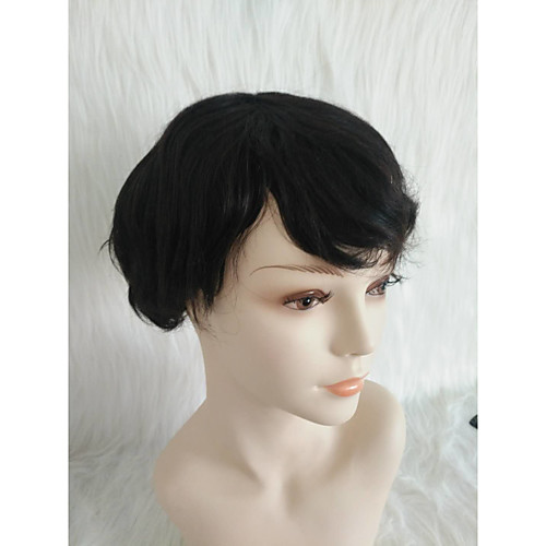Human Hair Capless Wigs Human Hair Straight Side Part Youth Black Short Capless Wig Brazilian Hair Women's
Human Hair Capless Wigs Human Hair Straight Side Part Youth Black Short Capless Wig Brazilian Hair Women's