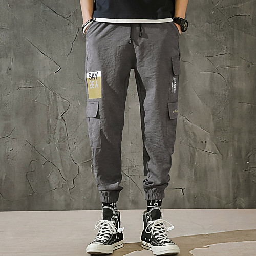 Men's Streetwear Harlem Pants Harem Chinos Pants Solid Colored Full Length Black Khaki Gray
Men's Streetwear Harlem Pants Harem Chinos Pants Solid Colored Full Length Black Khaki Gray