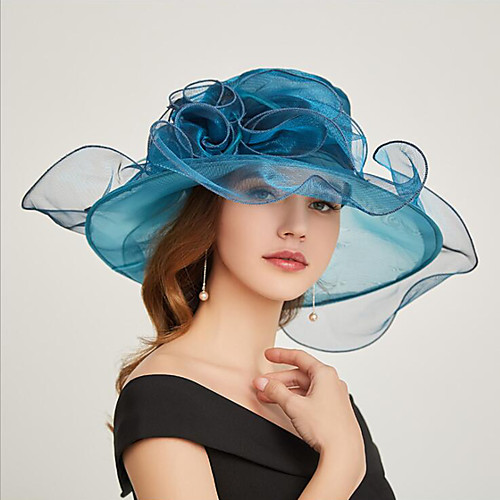 Organza Headwear with Flower / Ruffle 1 Piece Wedding / Sports & Outdoor / Tea Party Headpiece
Organza Headwear with Flower / Ruffle 1 Piece Wedding / Sports & Outdoor / Tea Party Headpiece