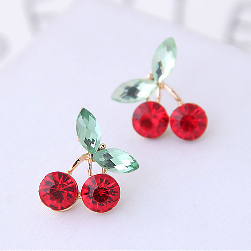 Women's Stud Earrings Earrings Cherry Fruit Sweet Fashion Cute Resin Earrings Jewelry Silver / Golden For Wedding Party Birthday Causal Daily 1 Pair
Women's Stud Earrings Earrings Cherry Fruit Sweet Fashion Cute Resin Earrings Jewelry Silver / Golden For Wedding Party Birthday Causal Daily 1 Pair