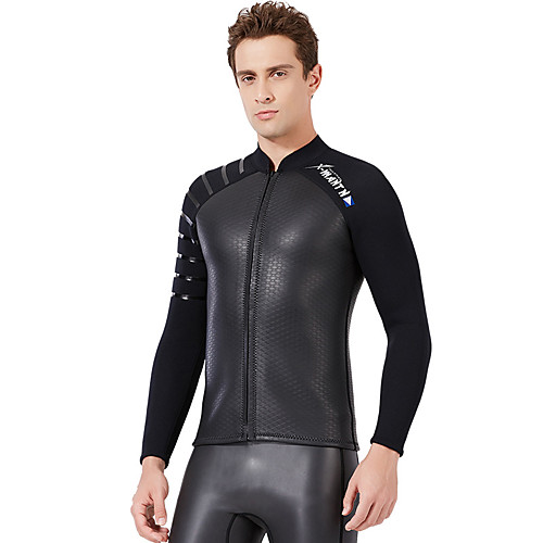 Dive&Sail Men's Wetsuit Top 3mm SCR Neoprene Top Long Sleeve Front Zip - Diving Patchwork Autumn / Fall Spring Summer / Stretchy
Dive&Sail Men's Wetsuit Top 3mm SCR Neoprene Top Long Sleeve Front Zip - Diving Patchwork Autumn / Fall Spring Summer / Stretchy