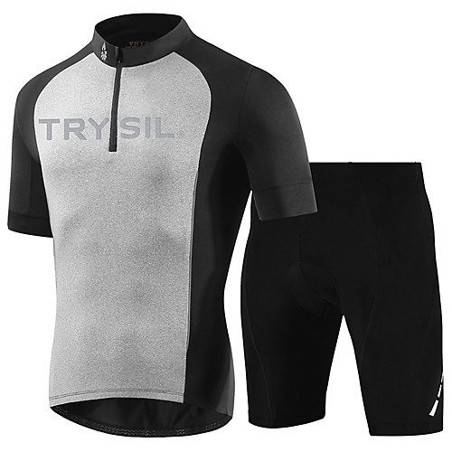 TRYSIL Men's Short Sleeve Cycling Jersey with Shorts Black Bike Clothing Suit Breathable Sweat-wicking Sports Solid Colored Mountain Bike MTB Road Bike Cycling Clothing Apparel
TRYSIL Men's Short Sleeve Cycling Jersey with Shorts Black Bike Clothing Suit Breathable Sweat-wicking Sports Solid Colored Mountain Bike MTB Road Bike Cycling Clothing Apparel
