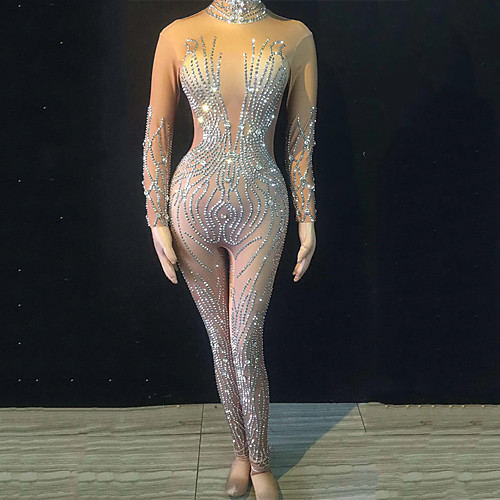 Exotic Dancewear Leotard / Onesie Crystals / Rhinestones Women's Performance Long Sleeve Spandex
Exotic Dancewear Leotard / Onesie Crystals / Rhinestones Women's Performance Long Sleeve Spandex