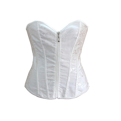 Women's Zipper Overbust Corset - Solid Colored, Modern Style / Basic White Red Beige S M L
Women's Zipper Overbust Corset - Solid Colored, Modern Style / Basic White Red Beige S M L