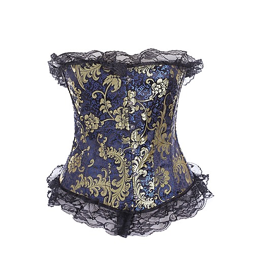 Women's Cotton Hook & Eye Overbust Corset - Geometric / British, Modern Style / Basic Royal Blue S M L
Women's Cotton Hook & Eye Overbust Corset - Geometric / British, Modern Style / Basic Royal Blue S M L