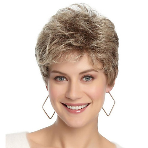 Synthetic Wig Bangs Curly Free Part Wig Blonde Short Light golden Synthetic Hair 12 inch Women's Fashionable Design Women Synthetic Blonde
Synthetic Wig Bangs Curly Free Part Wig Blonde Short Light golden Synthetic Hair 12 inch Women's Fashionable Design Women Synthetic Blonde