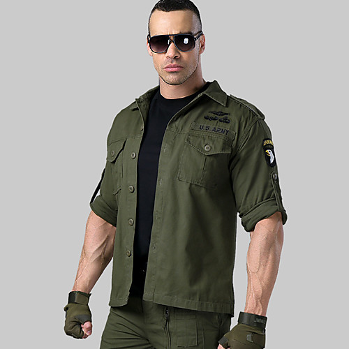 Men's Hunting T-shirt Outdoor Breathable Quick Dry Ventilation Outdoor Fall Spring Summer Camo Top Cotton Camping / Hiking Hunting Fishing Black Army Green Camouflage
Men's Hunting T-shirt Outdoor Breathable Quick Dry Ventilation Outdoor Fall Spring Summer Camo Top Cotton Camping / Hiking Hunting Fishing Black Army Green Camouflage