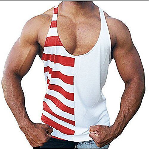 Men's Striped Color Block Print Slim Tank Top Active Daily Sports Gym Round Neck White / Black / Blue / Red / Navy Blue / Summer / Sleeveless
Men's Striped Color Block Print Slim Tank Top Active Daily Sports Gym Round Neck White / Black / Blue / Red / Navy Blue / Summer / Sleeveless