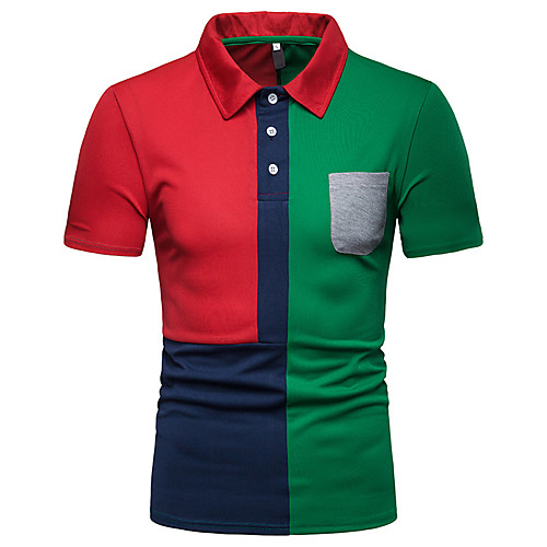 Men's Polo Check Graphic Patchwork Print Short Sleeve Holiday Tops Basic Chinoiserie Purple Red
Men's Polo Check Graphic Patchwork Print Short Sleeve Holiday Tops Basic Chinoiserie Purple Red